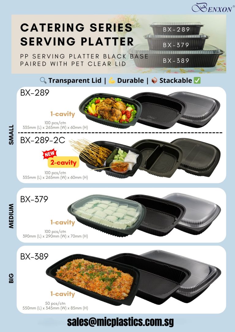 Catering Series Serving Platter BX-289 BX-379 BX-389 - Benxon Singapore